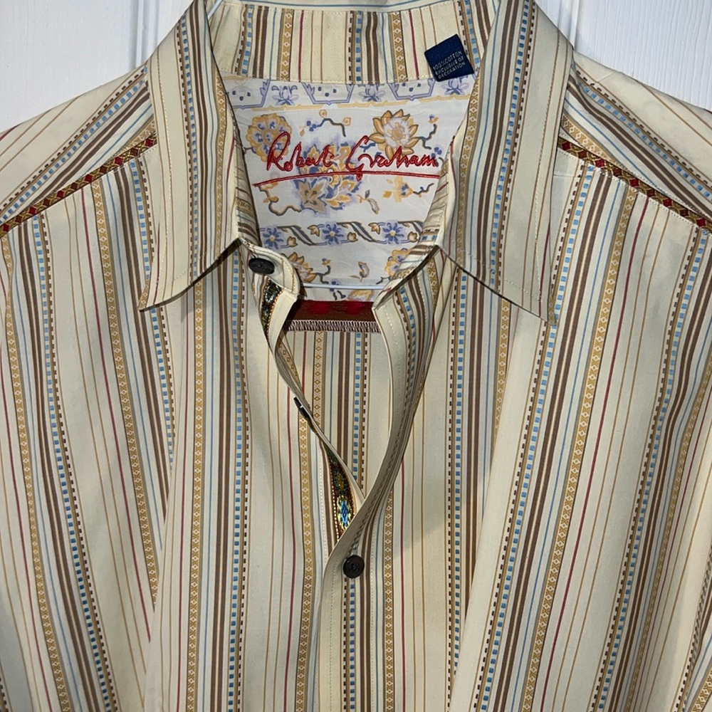 Robert Graham flip cuff long sleeve